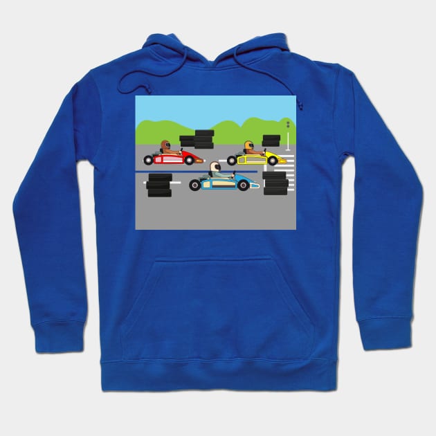 Go-Kart Racing Kart Race Kartor Hoodie by flofin